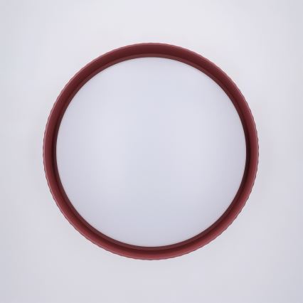 Brilagi - Plafoniera LED dimmerabile LUCIA LED/48W/230V 3000-6500K Ø 41 cm rosso + telecomando