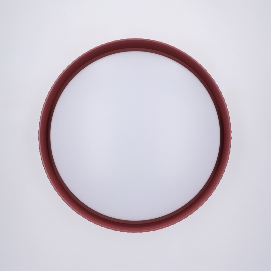 Brilagi - Plafoniera LED dimmerabile LUCIA LED/48W/230V 3000-6500K Ø 41 cm rosso + telecomando