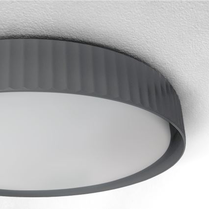 Brilagi - Plafoniera LED dimmerabile LUCIA LED/60W/230V 3000-6500K Ø 59 cm grigio + telecomando
