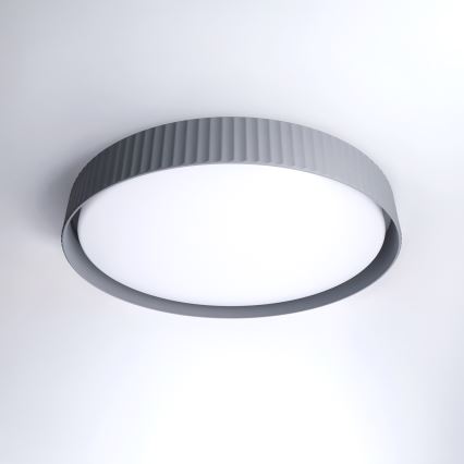 Brilagi - Plafoniera LED dimmerabile LUCIA LED/60W/230V 3000-6500K Ø 59 cm grigio + telecomando