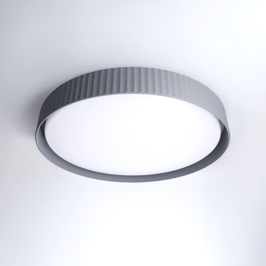 Brilagi - Plafoniera LED dimmerabile LUCIA LED/60W/230V 3000-6500K Ø 59 cm grigio + telecomando