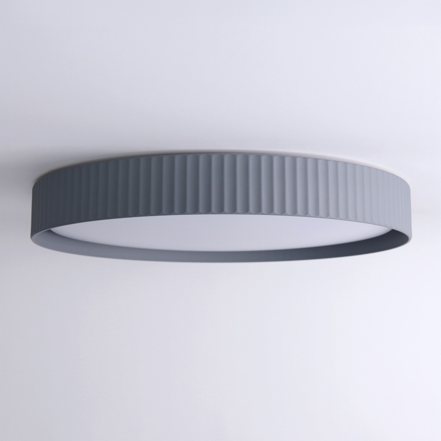 Brilagi - Plafoniera LED dimmerabile LUCIA LED/60W/230V 3000-6500K Ø 59 cm grigio + telecomando
