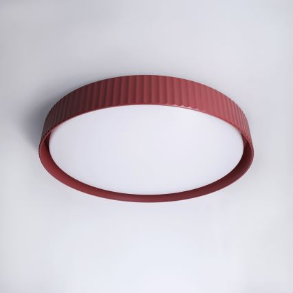 Brilagi - Plafoniera dimmerabile LED LUCIA LED/60W/230V 3000-6500K Ø 59 cm rossa + telecomando