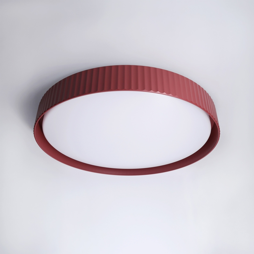 Brilagi - Plafoniera dimmerabile LED LUCIA LED/60W/230V 3000-6500K Ø 59 cm rossa + telecomando