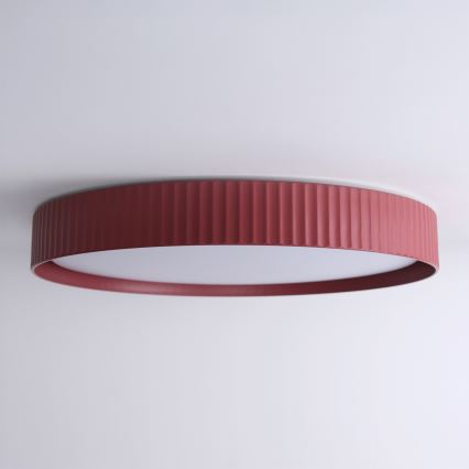 Brilagi - Plafoniera dimmerabile LED LUCIA LED/60W/230V 3000-6500K Ø 59 cm rossa + telecomando