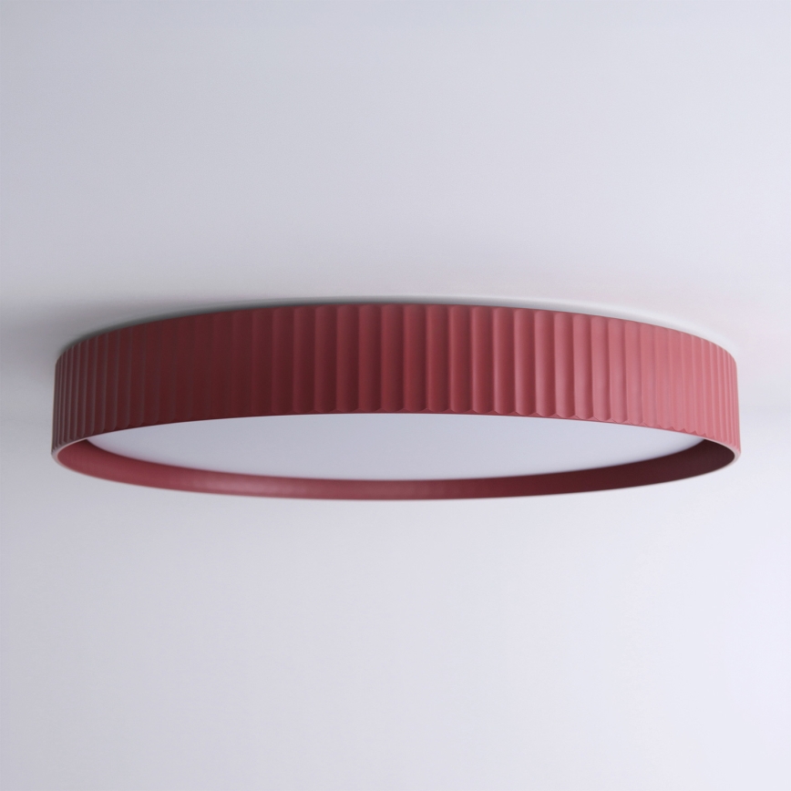 Brilagi - Plafoniera dimmerabile LED LUCIA LED/60W/230V 3000-6500K Ø 59 cm rossa + telecomando