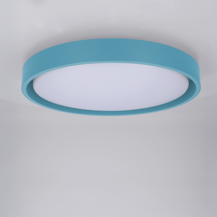 Brilagi - Plafoniera LED dimmerabile MATTEO LED/48W/230V 3000–6500K Ø 41 cm turchese + telecomando