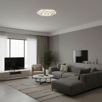 BRILAGI - Plafoniera LED dimmerabile MODERN LED/85W/230V 3000-6000K Ø 53 cm + telecomando