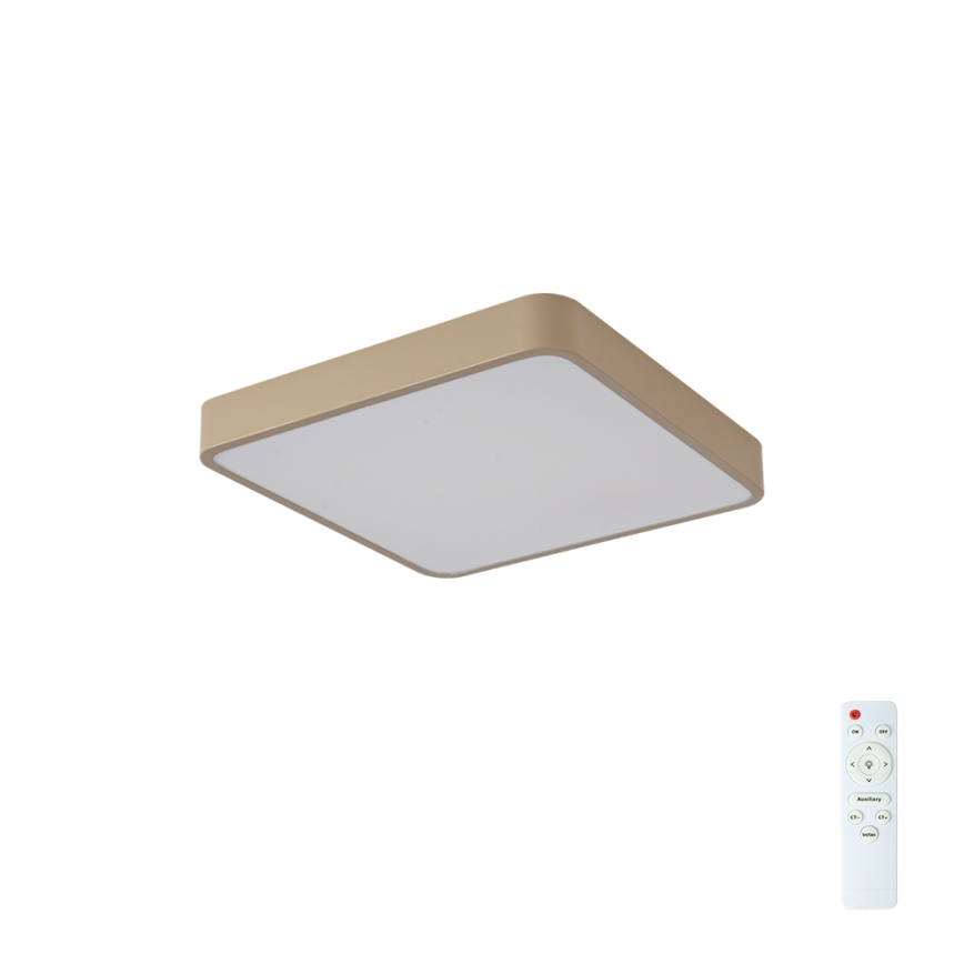 BRILAGI - Plafoniera LED dimmerabile POOL SQUARE 36W/230V 3000-6000K 40x40 cm beige + telecomando