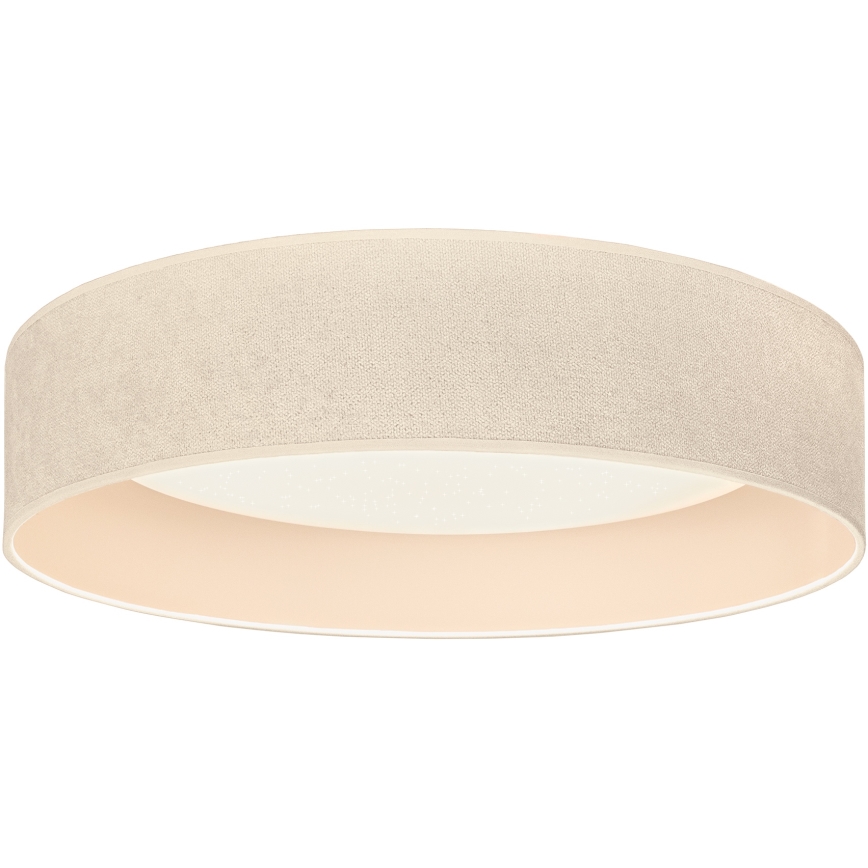 Brilagi - Plafoniera LED dimmerabile VELVET SMARTIX STARS LED/24W/230V 3000-6000K Ø 45 cm crema Wi-Fi Tuya Beacon + telecomando