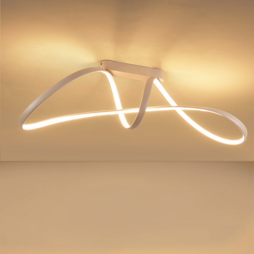 Brilagi - Plafoniera LED dimmerabile TWISTER LED/60W/230V 3000-6000K beige + telecomando