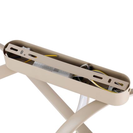 Brilagi - Plafoniera LED dimmerabile TWISTER LED/60W/230V 3000-6000K beige + telecomando