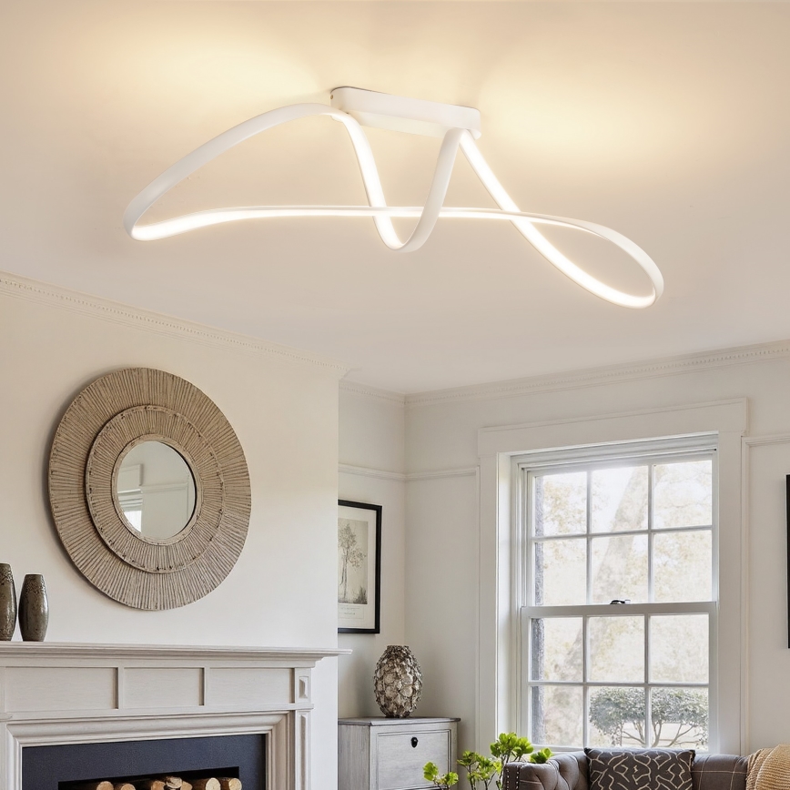 Brilagi - Plafoniera a LED dimmerabile a montaggio superficiale TWISTER LED/60W/230V 3000-6000K bianco + telecomando