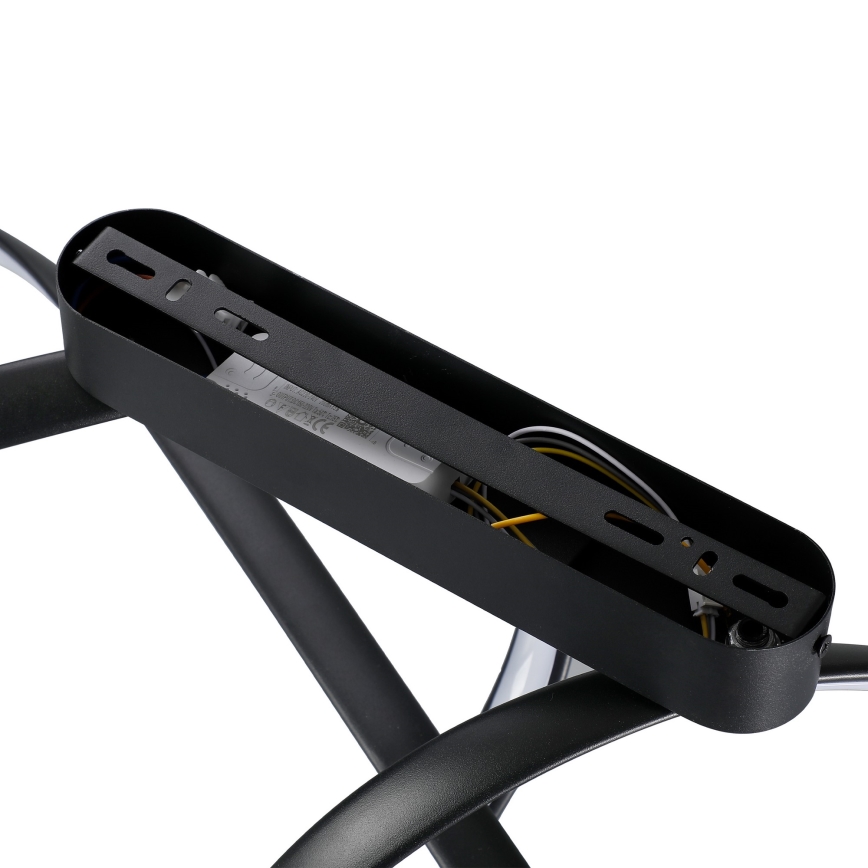 Brilagi - Plafoniera LED dimmerabile a montaggio superficiale TWISTER LED/60W/230V 3000-6000K nero + telecomando