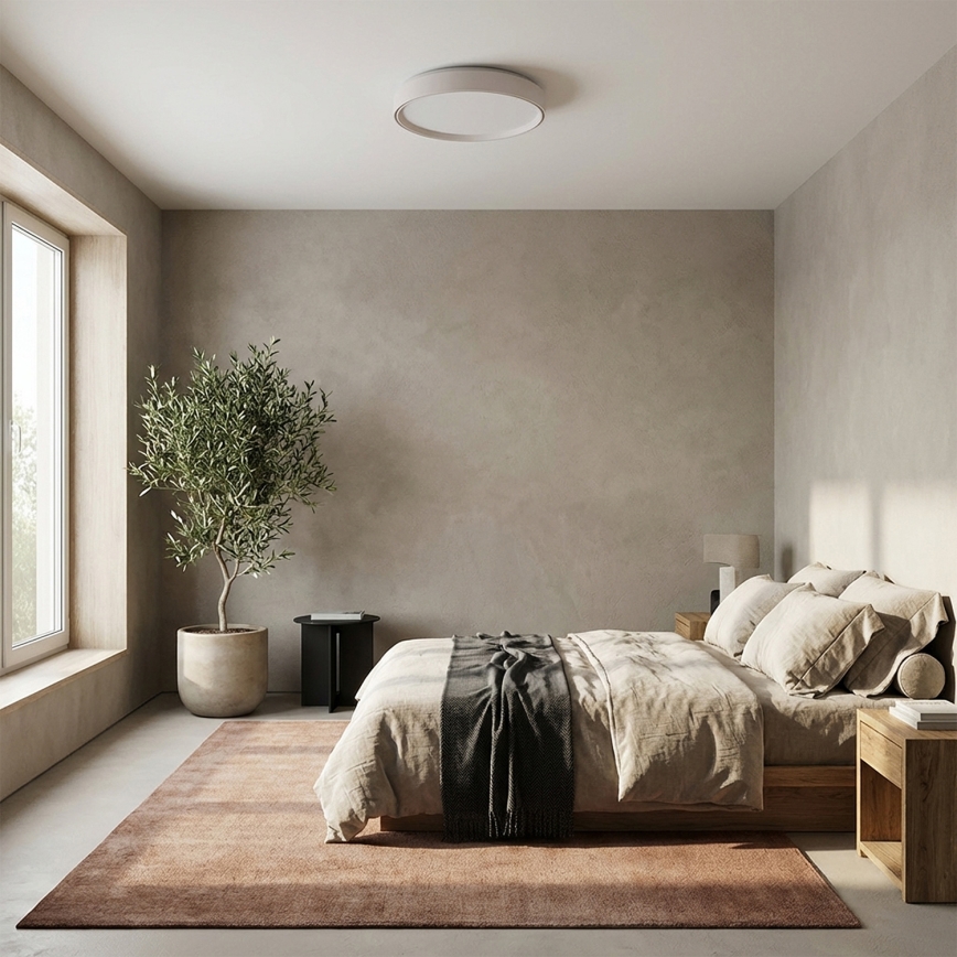 Brilagi - Plafoniera a LED dimmerabile NANCI LED/60W/230V 3000-6500K Ø 49 cm bianco + telecomando