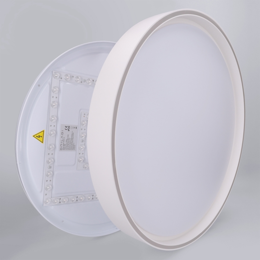 Brilagi - Plafoniera a LED dimmerabile NANCI LED/60W/230V 3000-6500K Ø 49 cm bianco + telecomando