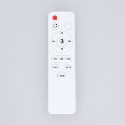 Brilagi - Plafoniera a LED dimmerabile NANCI LED/60W/230V 3000-6500K Ø 49 cm bianco + telecomando