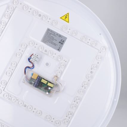 Brilagi - Plafoniera a LED dimmerabile NANCI LED/60W/230V 3000-6500K Ø 49 cm bianco + telecomando