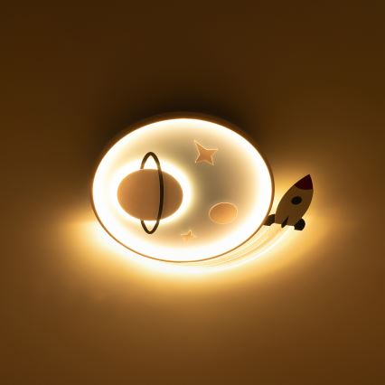 Brilagi - Plafoniera LED per cameretta STARSHIP LED/64W/230V 3000/4500/6000K blu