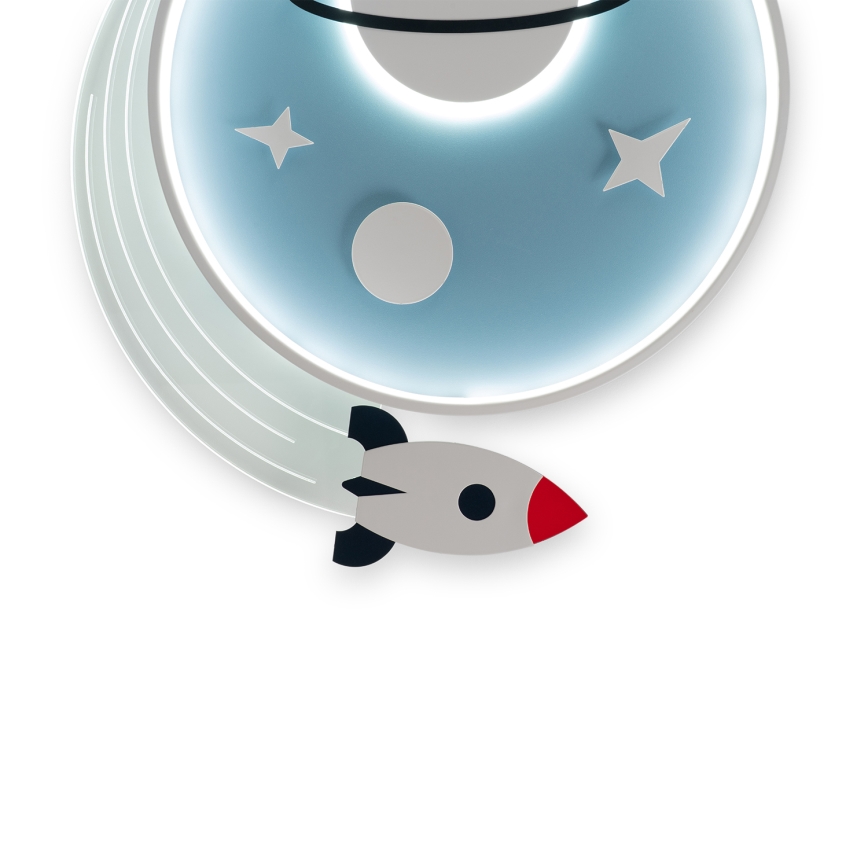 Brilagi - Plafoniera LED per cameretta STARSHIP LED/64W/230V 3000/4500/6000K blu