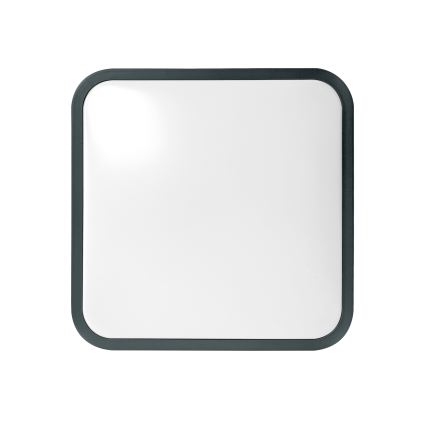 Brilagi - Plafoniera da soffitto per bagno LED con sensore ZENNA LED/18W/230V 28,5x28,5 cm IP44 antracite + telecomando