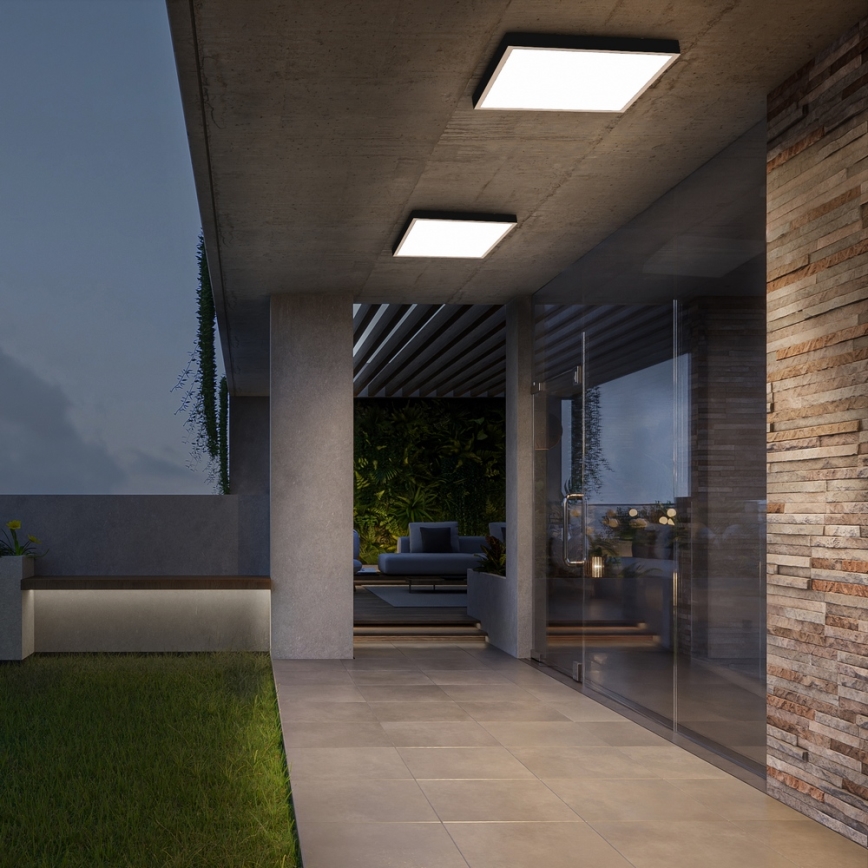 Brilagi - Plafoniera a LED per bagno FRAME LED/50W/230V 60x60 cm IP44 beige