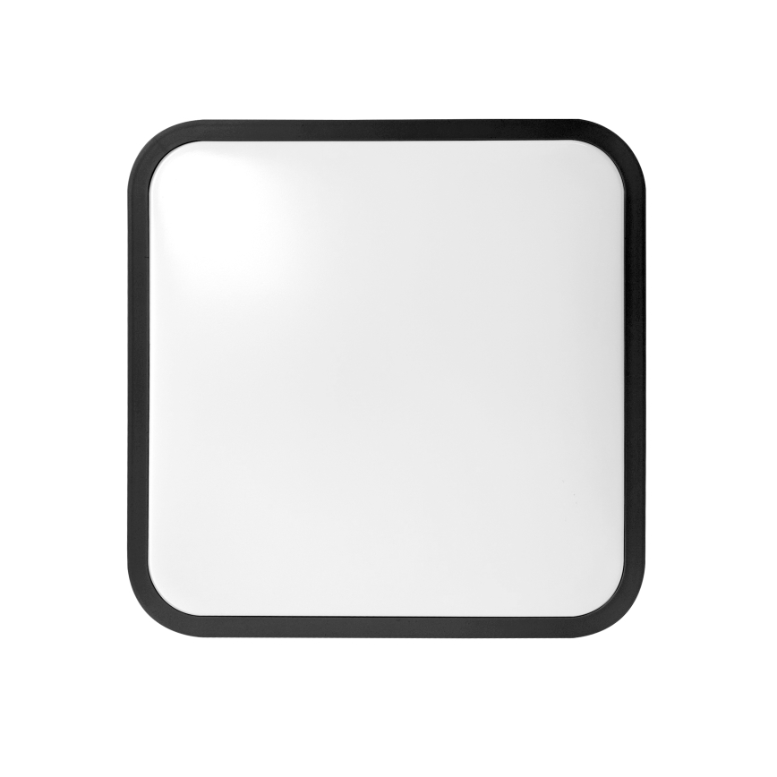 Brilagi - Plafoniera da bagno ZENNA LED/18W/230V 28,5x28,5 cm IP44 nera