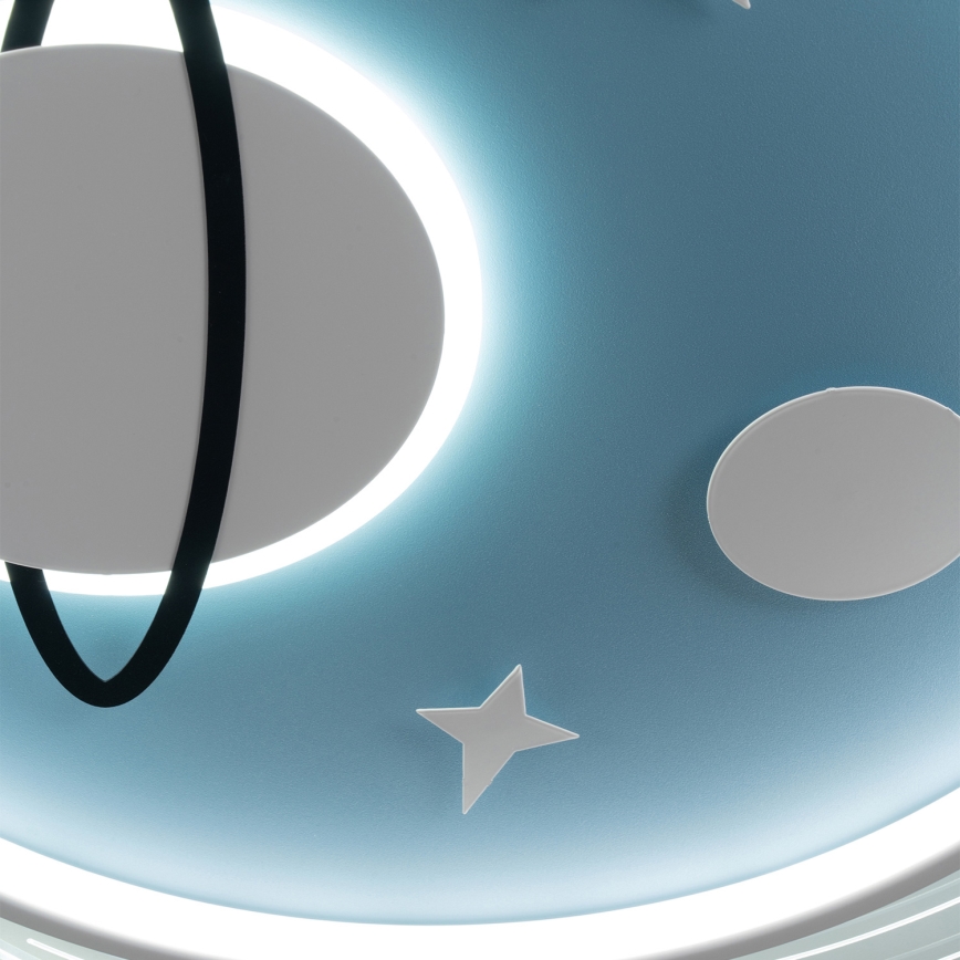 Brilagi -LED Plafoniera per bambini STARSHIP LED/64W/230V 3000/4500K blu