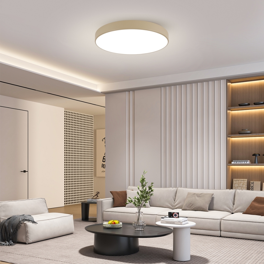 Brilagi - Plafoniera LED POOL LED/100W/230V 3000/4000/6000K Ø 80 cm beige