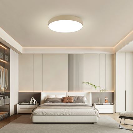 Brilagi - Plafoniera LED POOL LED/100W/230V 3000/4500/6000K Ø 80 cm beige