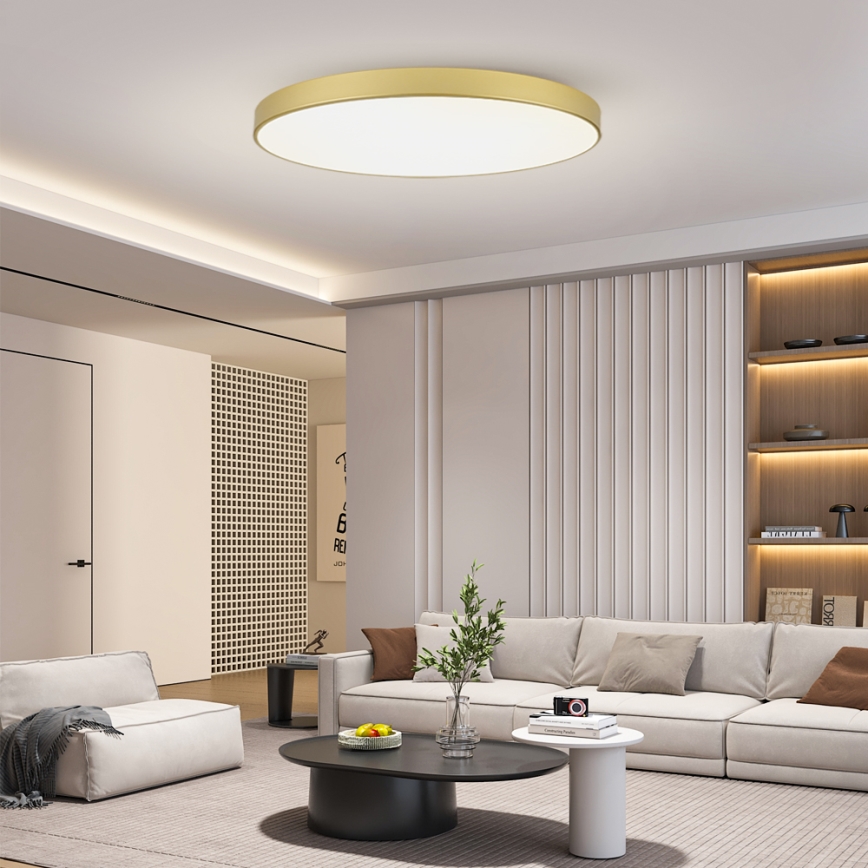 Brilagi - Plafoniera LED POOL LED/180W/230V 3000/4000/6000K Ø 120 cm dorata