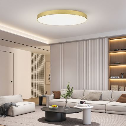 Brilagi - Plafoniera LED POOL LED/180W/230V 3000/4500/6000K Ø 120 cm dorata