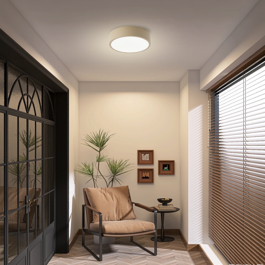 Brilagi - Plafoniera LED POOL LED/18W/230V 3000/4500/6000K Ø 20 cm beige