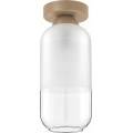 BRILAGI - LED Plafoniera RETRO GLASS 1xE27/60W/230V Ø 14 cm beige/bianco
