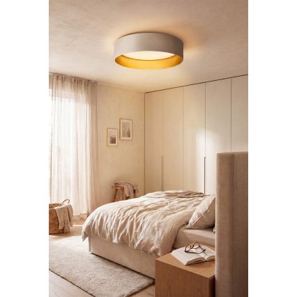BRILAGI - Plafoniera LED VELVET SIMPLE LED/24W/230V 3000K Ø 45 cm crema/oro