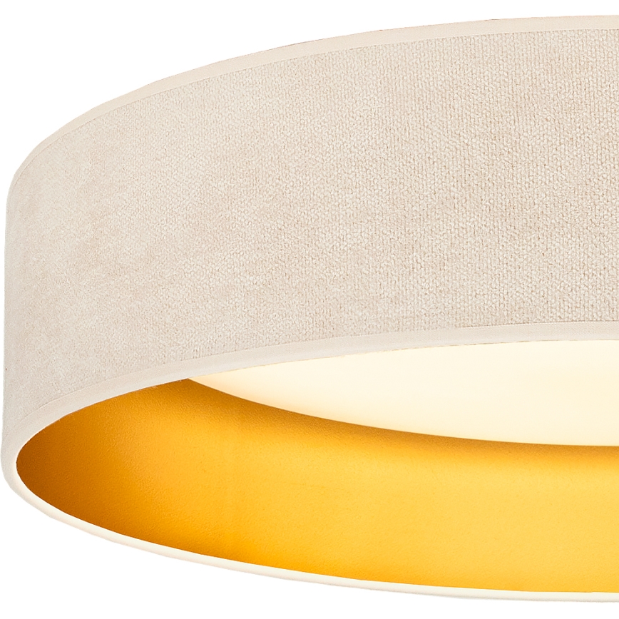 BRILAGI - Plafoniera LED VELVET SIMPLE LED/24W/230V 3000K Ø 45 cm crema/oro
