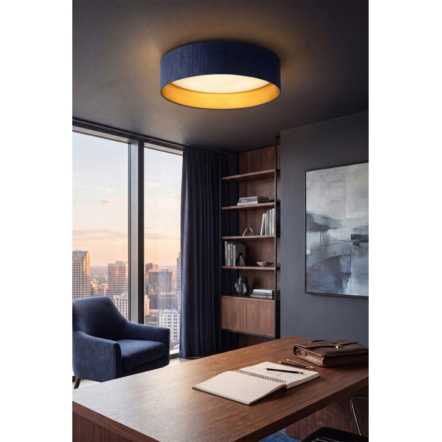 Brilagi - Plafoniera LED VELVET SIMPLE LED/24W/230V 3000K Ø 45 cm blu/oro