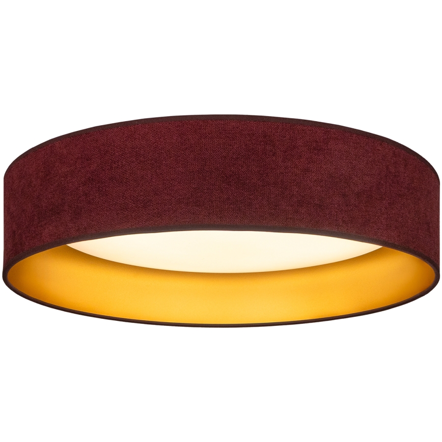 BRILAGI - Plafoniera LED VELVET SIMPLE LED/24W/230V 3000K Ø 45 cm bordeaux/oro