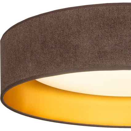 BRILAGI - Plafoniera LED VELVET SIMPLE LED/24W/230V 3000K Ø 45 cm marrone/oro