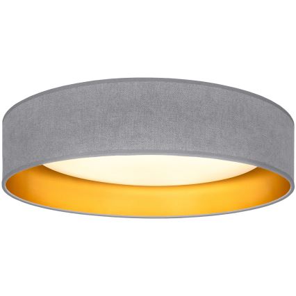 Brilagi - Plafoniera LED VELVET SIMPLE 24W/230V 3000K Ø 45 cm grigio/oro