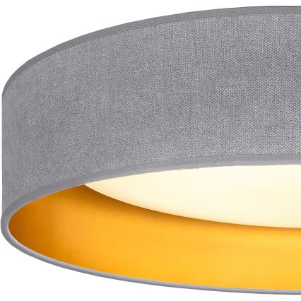 Brilagi - Plafoniera LED VELVET SIMPLE 24W/230V 3000K Ø 45 cm grigio/oro