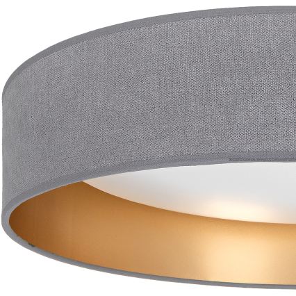 Brilagi - Plafoniera LED VELVET SIMPLE 24W/230V 3000K Ø 45 cm grigio/oro