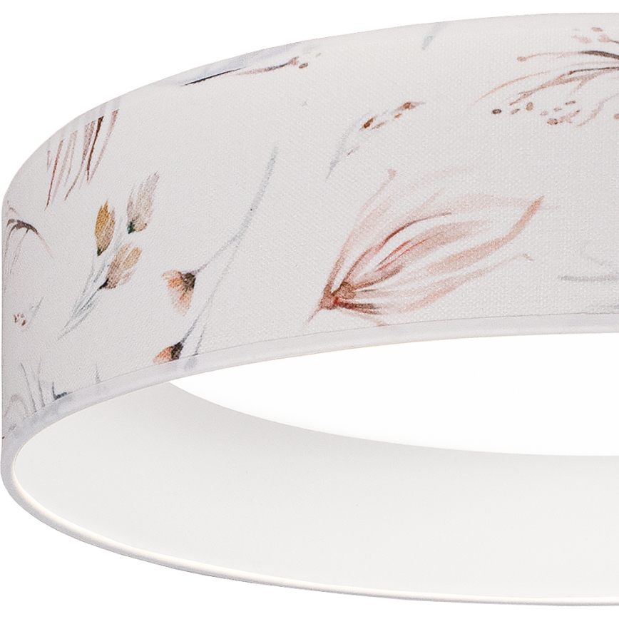 Brilagi - Plafoniera LED VELVET SIMPLE LED/24W/230V 4000K Ø 45 cm bianco/motivo floreale