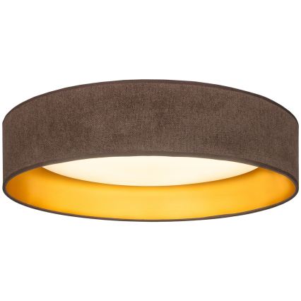 Brilagi - Plafoniera LED VELVET SIMPLE LED/36W/230V 3000K Ø 55 cm marrone/oro