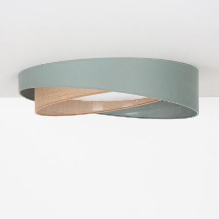 BRILAGI - Plafoniera LED VELVET TWIST LED/24W/230V 4000K Ø 55 cm verde/beige