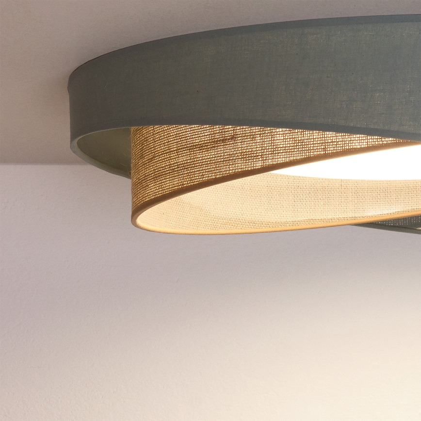 BRILAGI - Plafoniera LED VELVET TWIST LED/24W/230V 4000K Ø 55 cm verde/beige
