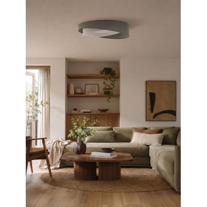 BRILAGI - Plafoniera LED VELVET TWIST LED/24W/230V 4000K Ø 55 cm verde/bianco