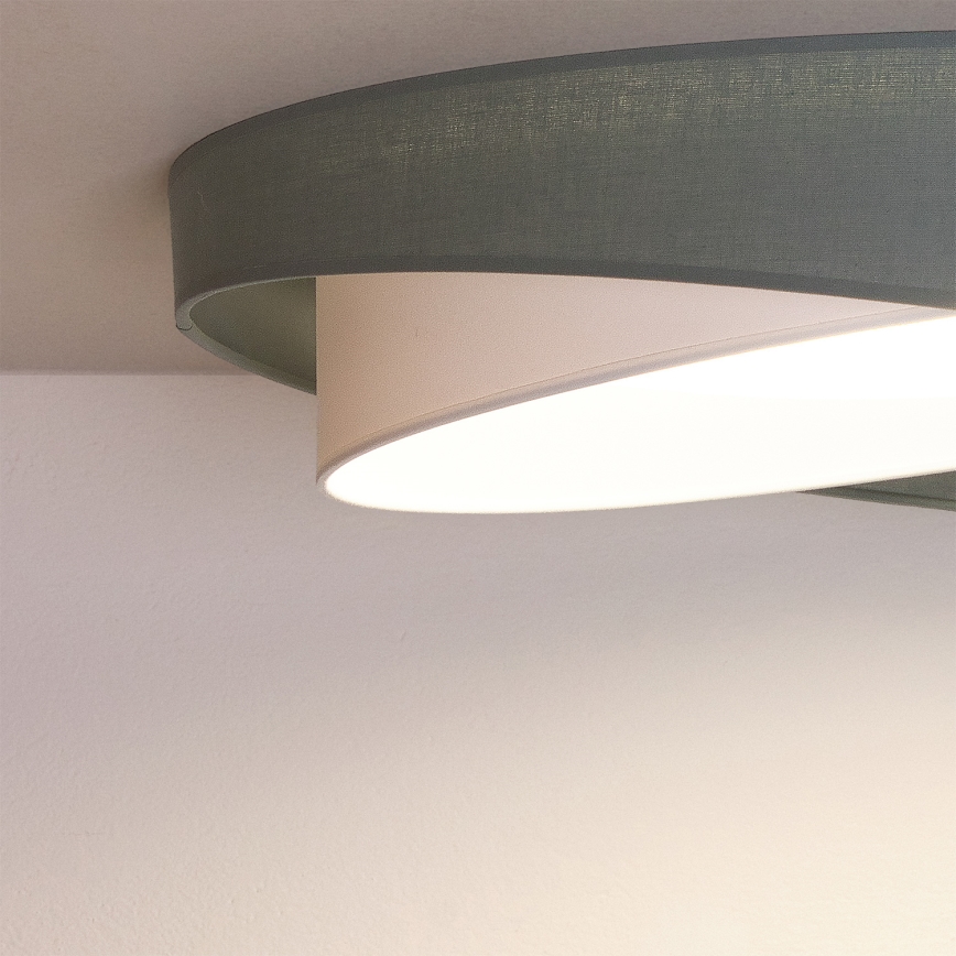 BRILAGI - Plafoniera LED VELVET TWIST LED/24W/230V 4000K Ø 55 cm verde/bianco