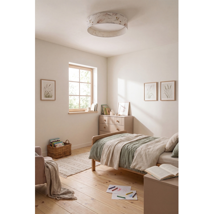 Brilagi - Plafoniera LED VELVET VARI LED/24W/230V 3000/4000/6500K Ø 45 cm bianco/fiori