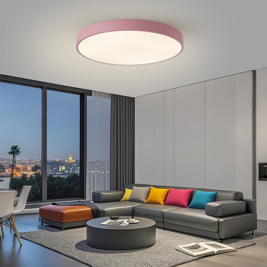 Brilagi - Lampada LED dimmerabile POOL SMART LED/100W/230V Ø 80 cm 3000-6000K Wi-Fi Tuya + telecomando rosa